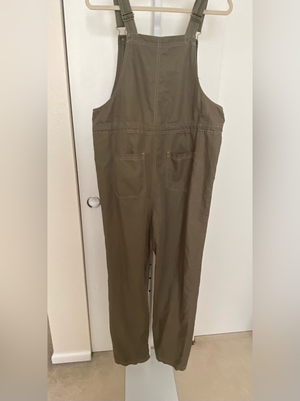 Sundance Olive Green Overalls Large - Picture 4 of 11
